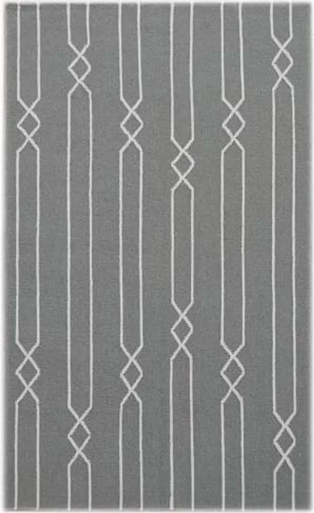 Tapis Kelim 110x170 cm résistant gris beige JP 11179 - Facile d'entretien