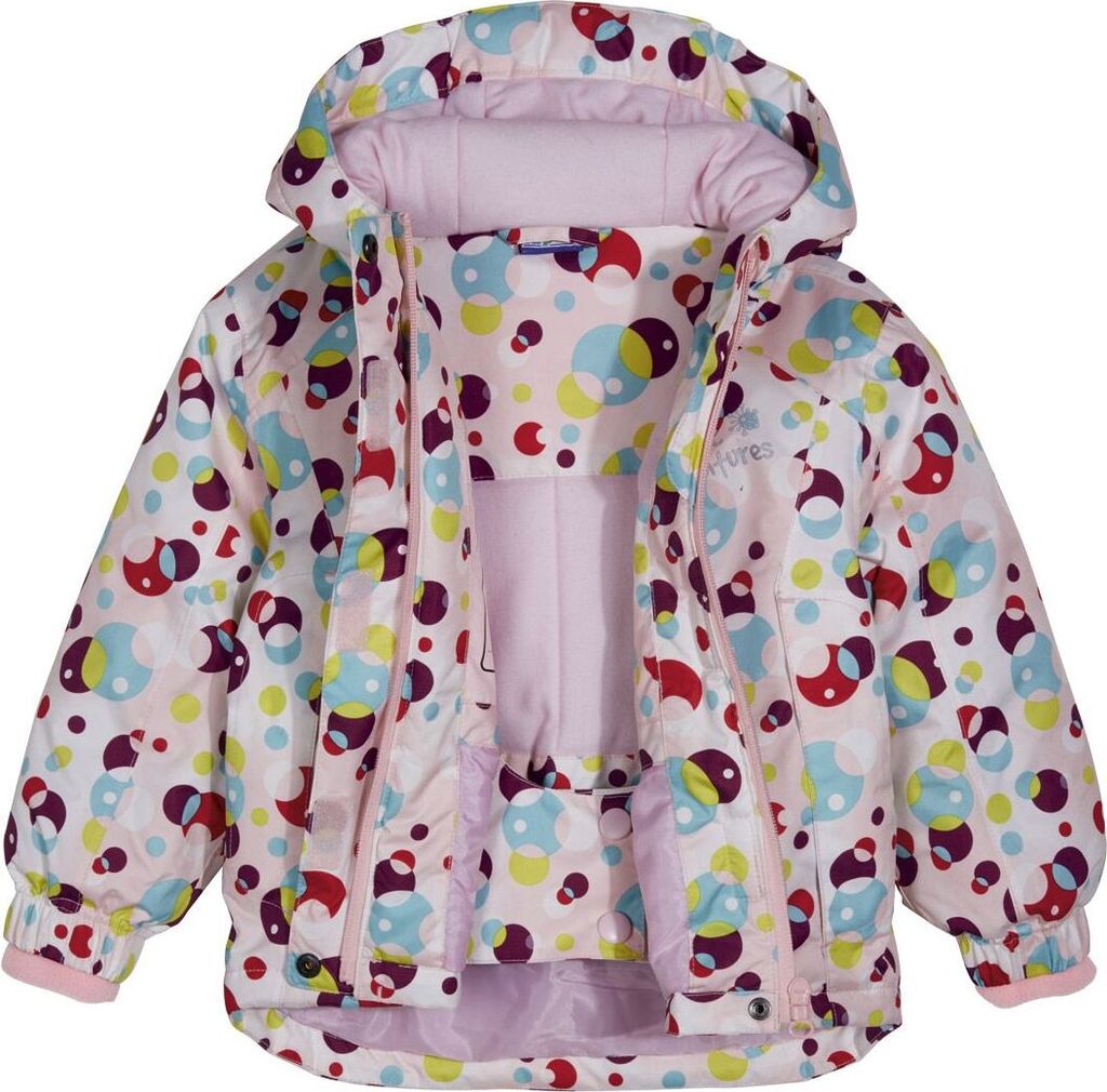Lupilu Mädchen Schneejacke Jacke Rosa mit Punkten 86/92