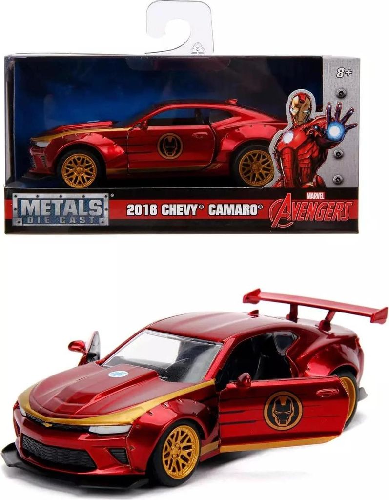 Jada Toys Marvel Iron Man 2016: Chevy Camaro, Samochód, Zdjęcie produktu 