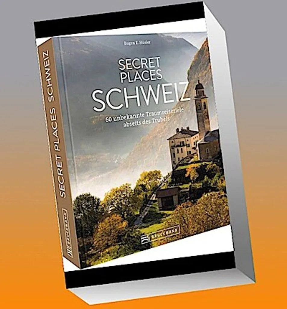 Guide touristique Secret Places Suisse avec cartes et itinéraires