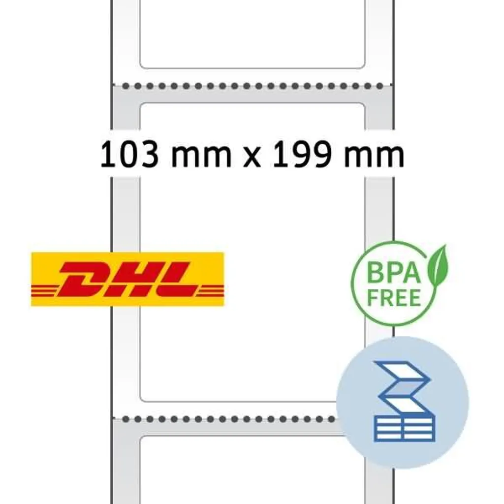Recensione HERMA 58506: Etichette Termiche DHL 103x199 mm 1100 pz