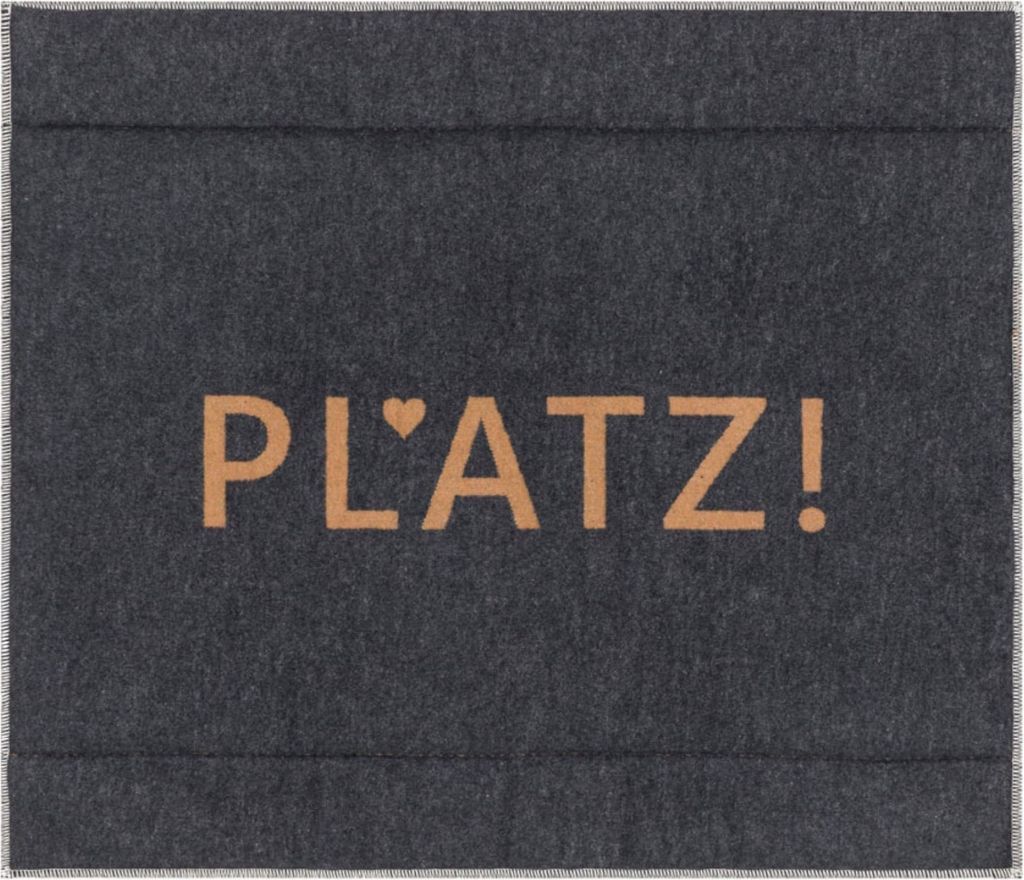 Hundematte gefüttert Platz! Farbe Anthrazit 70x80cm von Produktbild 