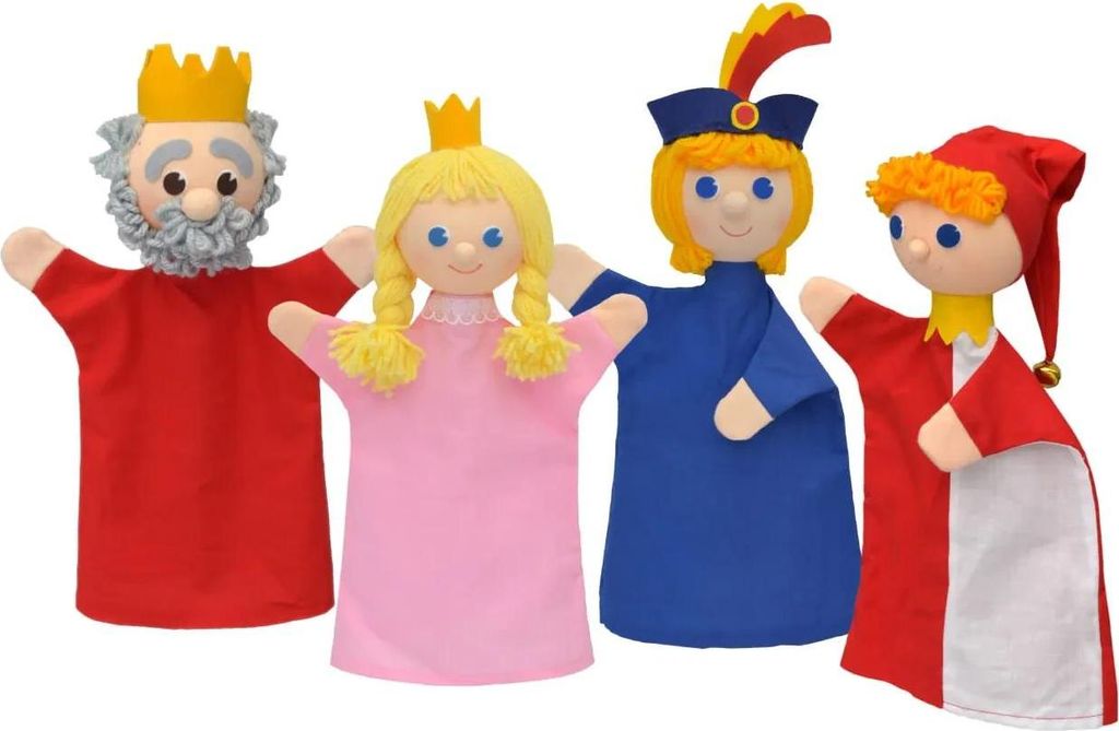 Set Handpuppen-Königshof