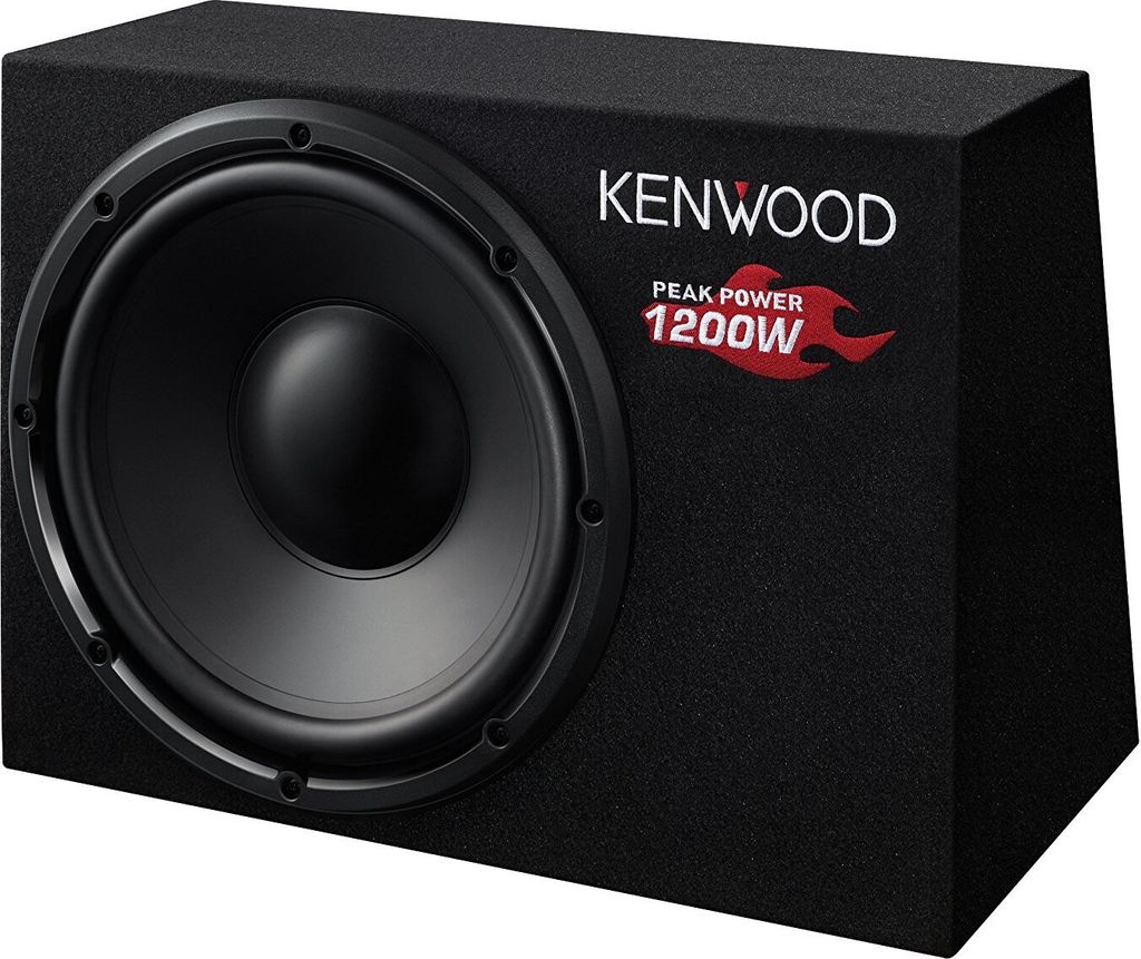 Kenwood KSC-W1200B Aufbau-Subwoofer, passiv, 1200 Watt Produktbild 