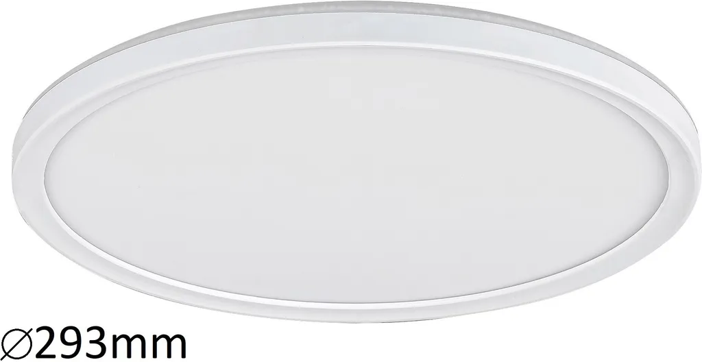 Rabalux Pavel 3427 Plafonnier LED Rond 293mm 18W Blanc pour Intérieur