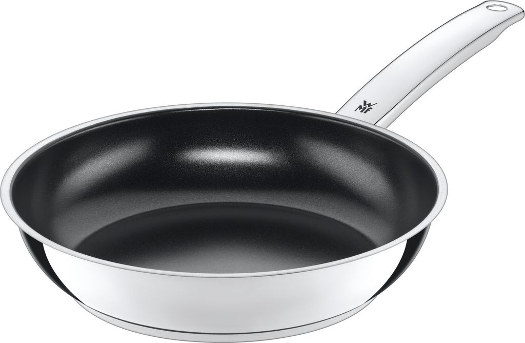 WMF Durado Bratpfanne Induktion 24 cm, Cromargan Edelstahl beschichtet, Keramikbeschichtung, backofenfest