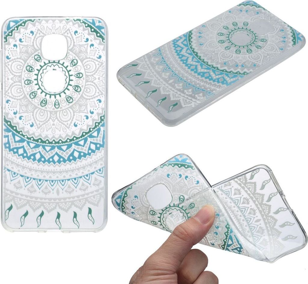 Henna Cover für LeEco Le Pro 3 Case Schutz Hülle Silikon Sonne Blau