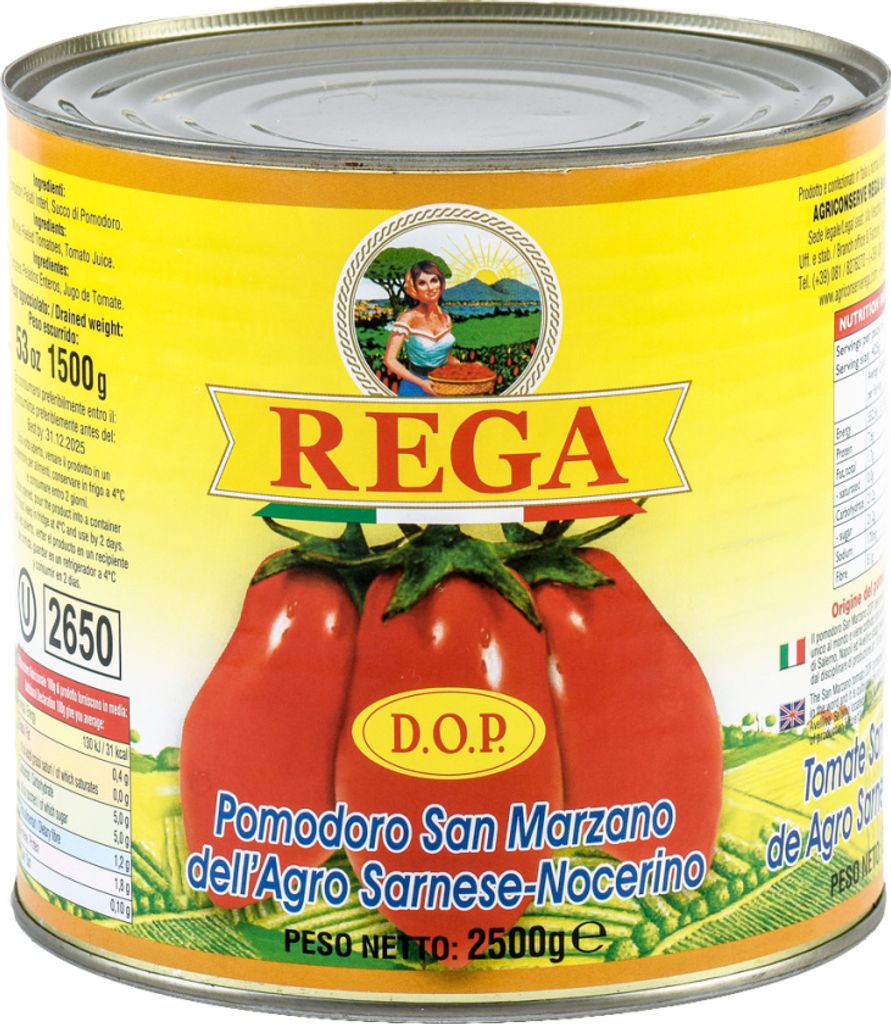 San Marzano-Tomaten 2500g - Rega