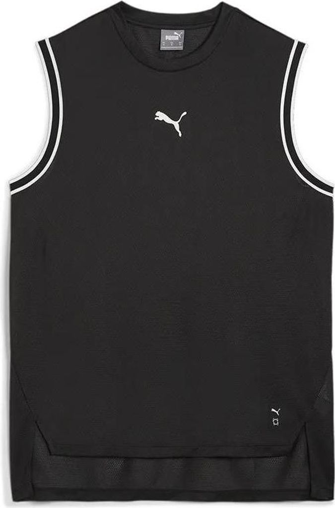 Puma Winning Shot ärmelloses T-shirt Schwarz M Herren Schwarz M