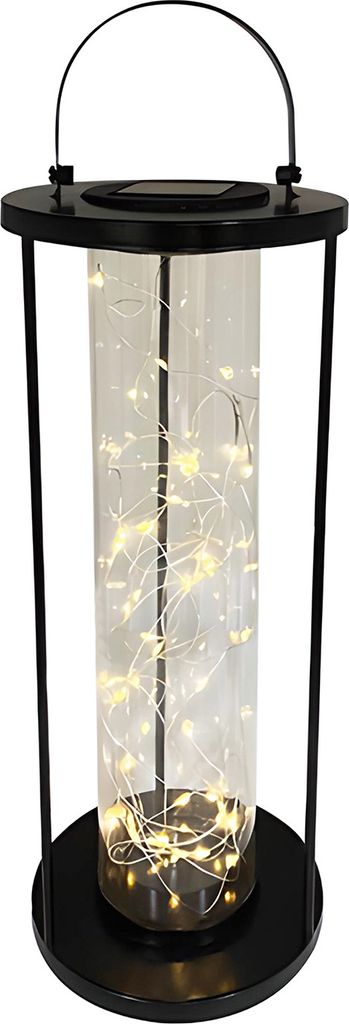 Solar Außen Laterne Solarlaterne 46 cm LED Lampion Produktbild 
