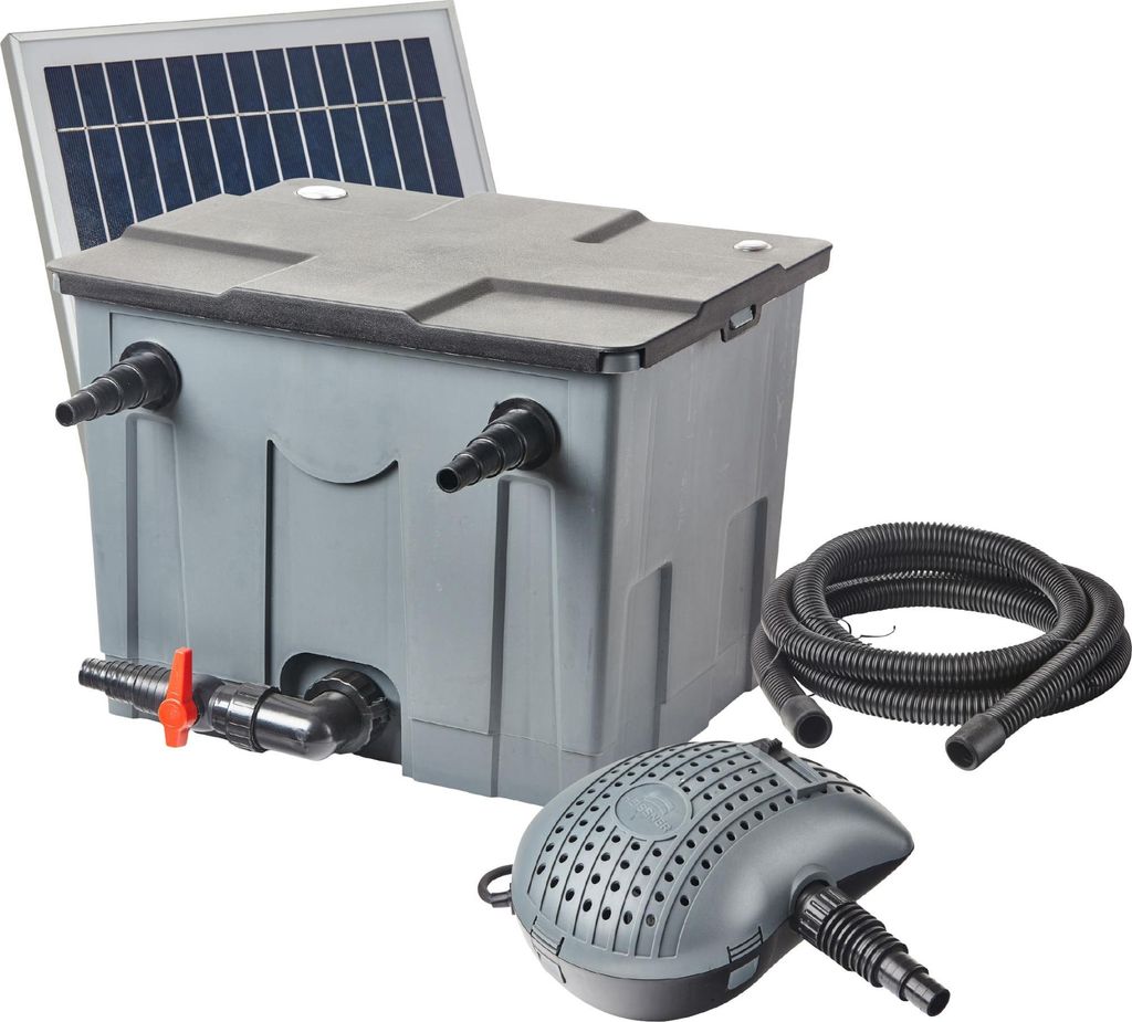 Heissner Solar Durchlauffilter-Set 8m³ - 3000 l/h inkl. 2x Produktbild 