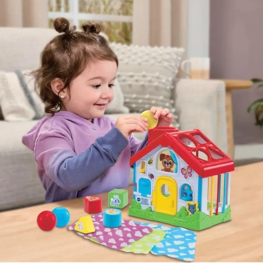Maison d'Éveil Bébé Premières Manipulations en Matière Biosourcée Vert