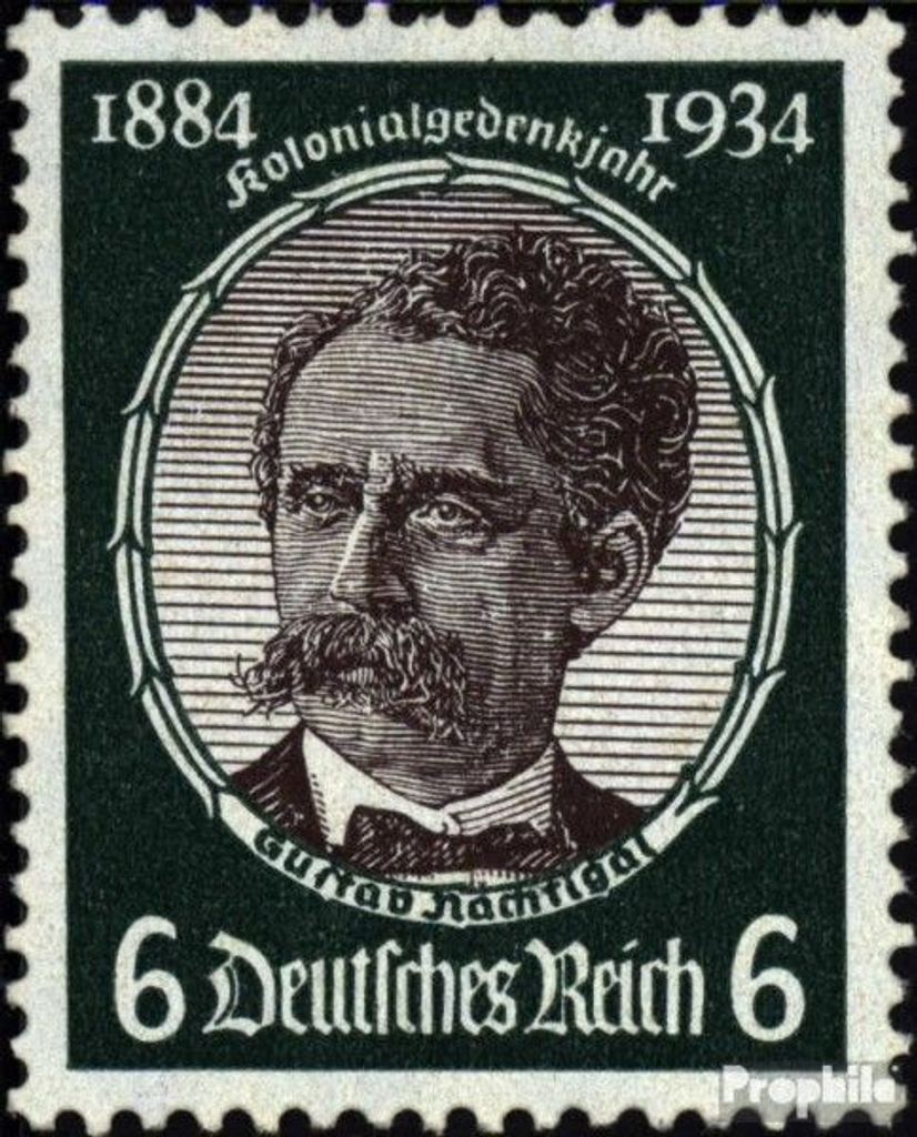 Briefmarken Deutsches Reich 1934 Mi 541x gestempelt Kolonialfeier/Deutsche Kolonialforscher