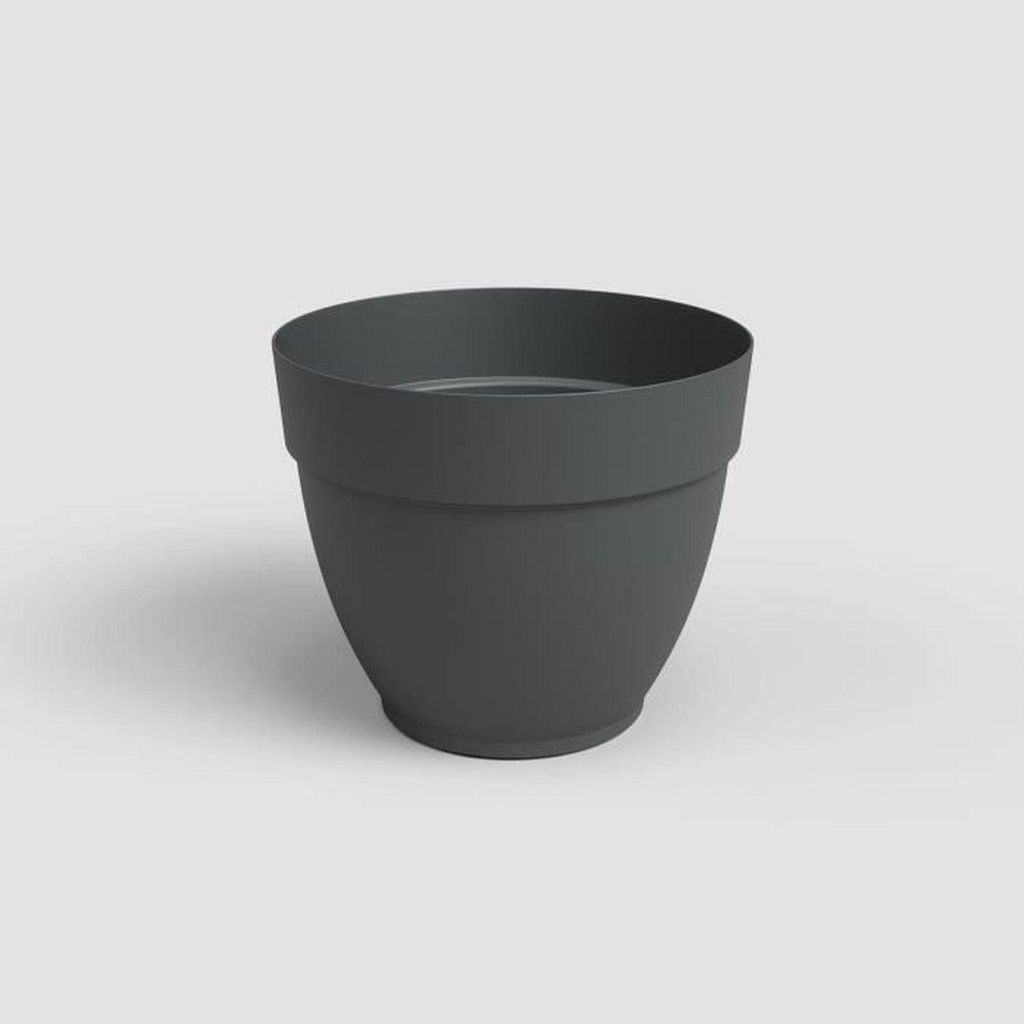 Frostbeständiger Blumentopf – Anthrazit, 35 x 35 x 29,4 cm (Höhe)