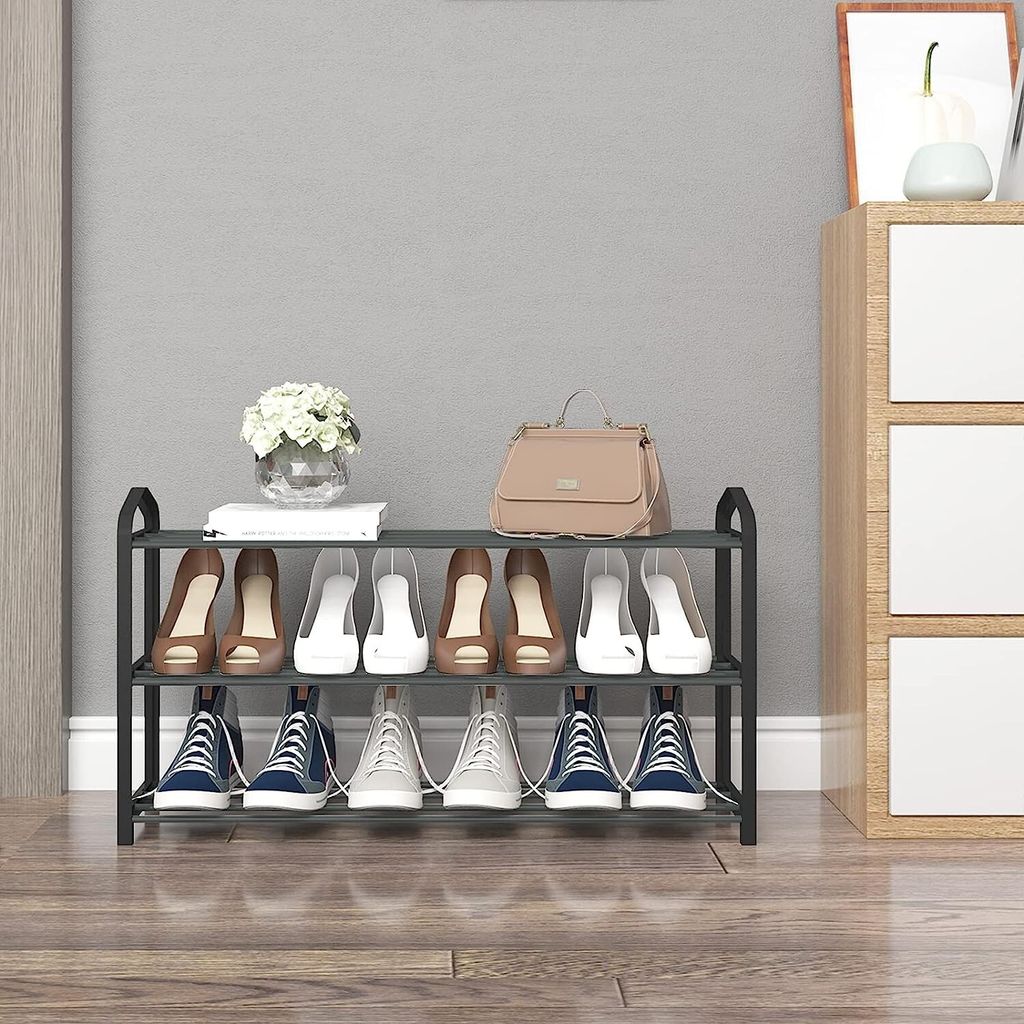 WOLTU Schuhregal, 3 Schicht für 12 Paare Schuhe, Produktbild 6