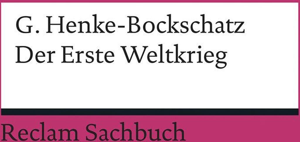 Der Erste Weltkrieg