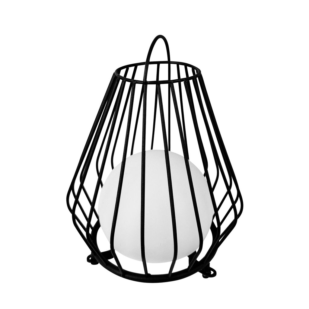 Laterne LED lampe Außenbereich Garten Mittel Schwarz Evesham Dyberg Larsen