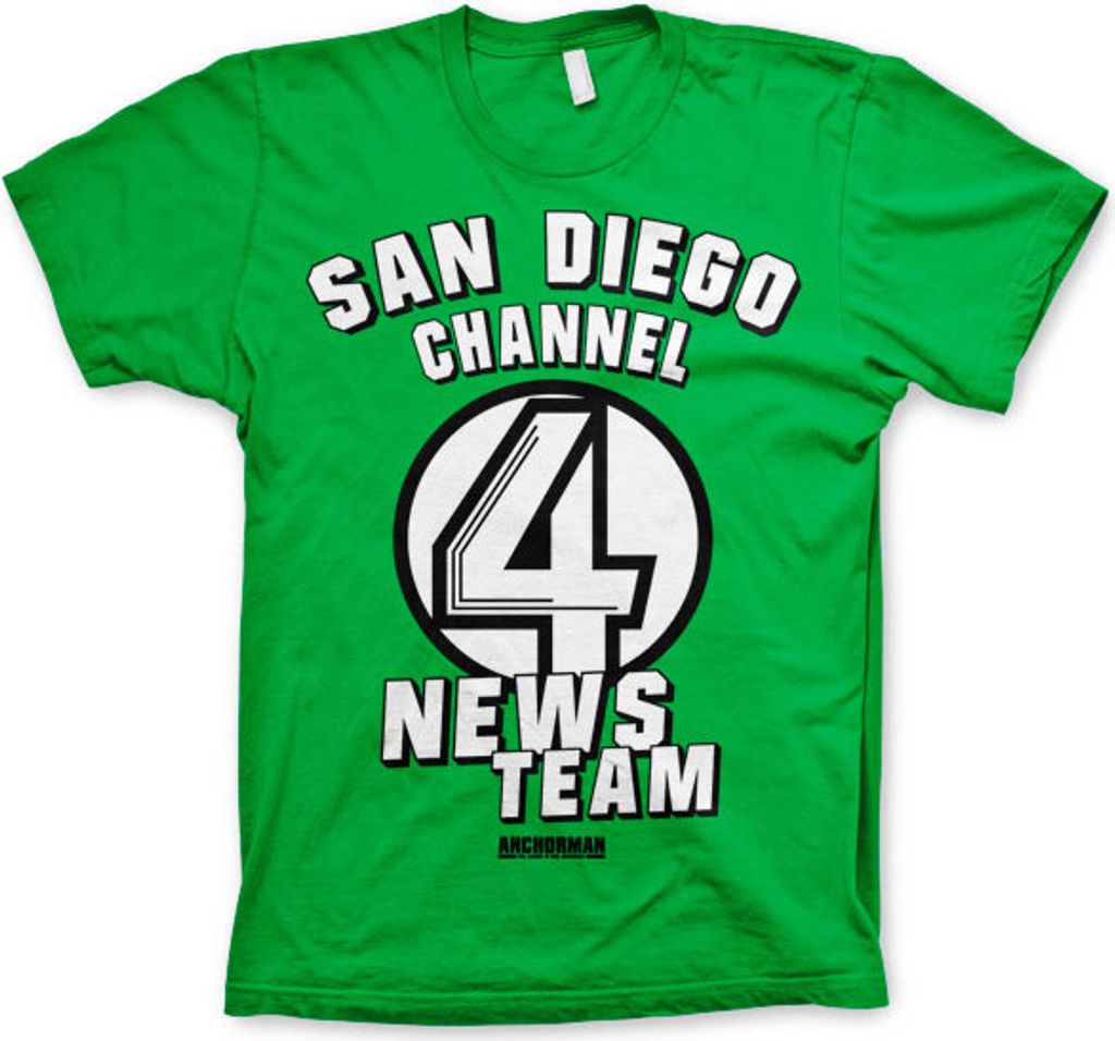 San Diego Channel 4 T-Shirt - Large - Green
