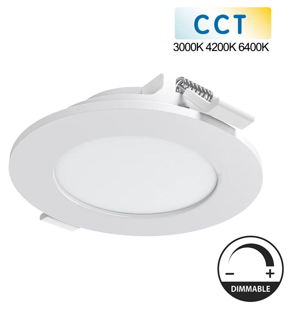 6W Dimmbare LED Panel Einbaupanel Einbauleuchte Slim Panel Produktbild 