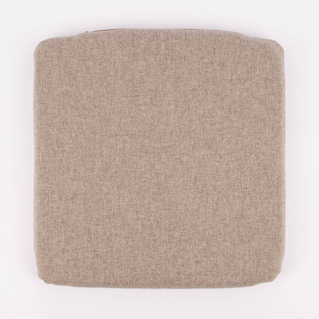 Stuhlkissen Sitzkissen NORWEGEN caramel braun meliert 40x40x3cm