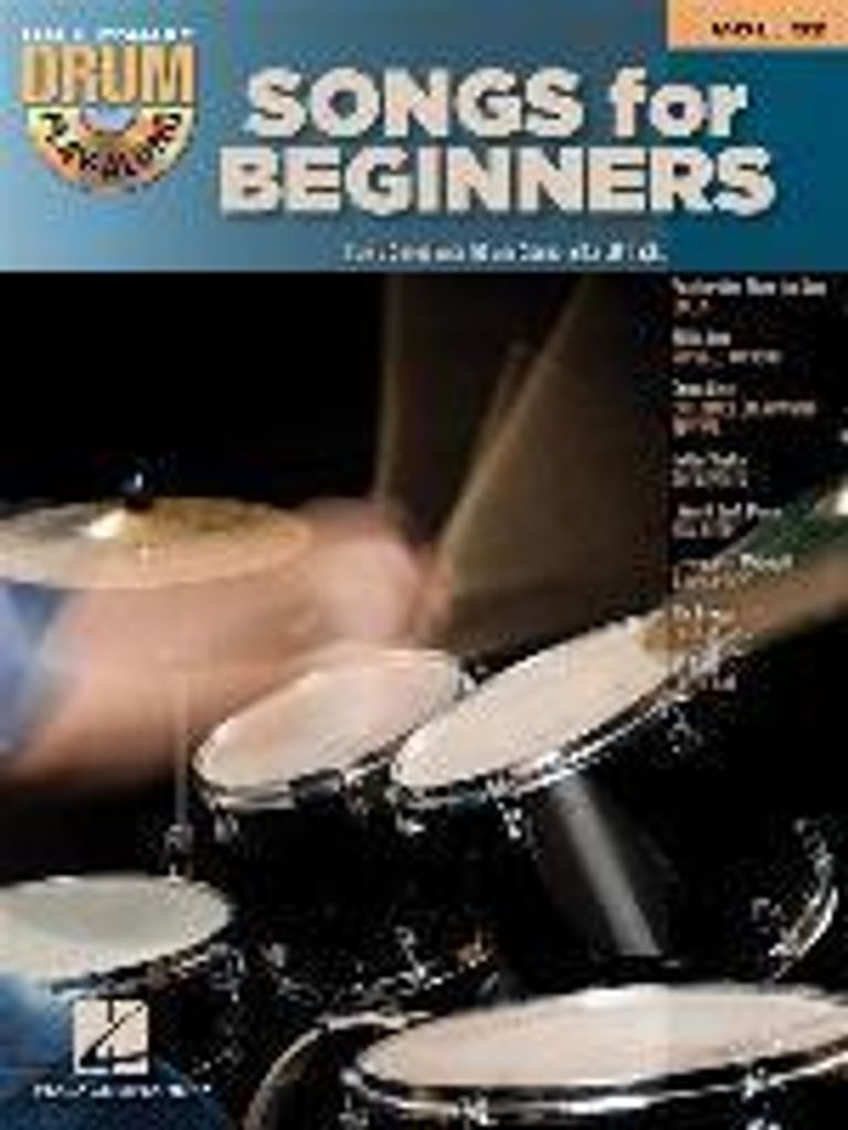Songs for Beginners Drum Play-Along Volume 32 - Book/Online Audio