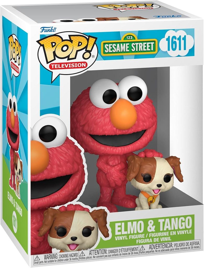 Sesame Street - Elmo & Tango 1611 - Funko Pop! Vinyl Figur Produktbild 