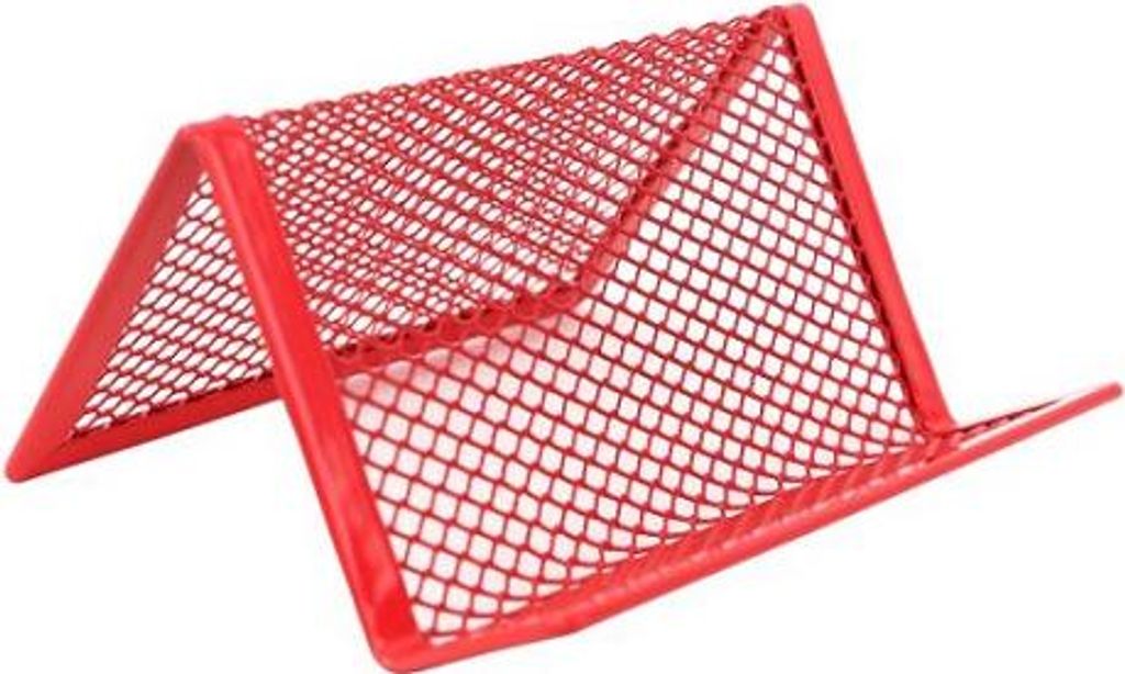 Net Red Faltbarer Visitenkartenhalter 7802