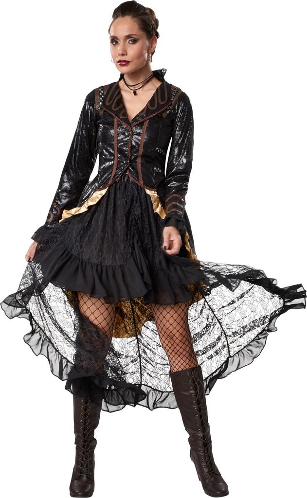 dressforfun Frauenkostüm Steampunk Rebellin