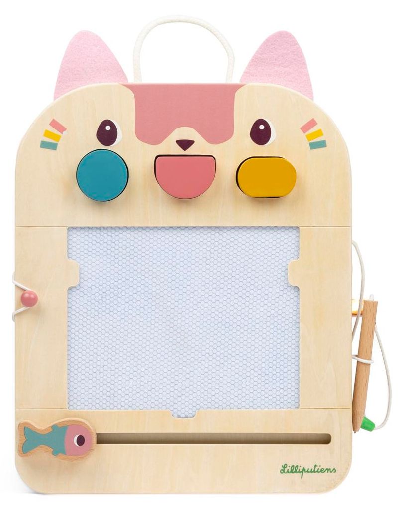 Lilliputiens magische Zeichentafel Spielzeug Jeanne die Katze mit Zubehör