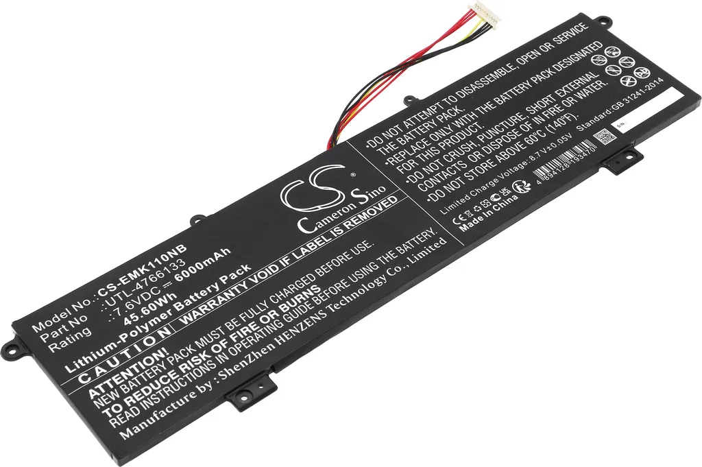 Batterie de rechange pour PC Haier M1 LP14123 et Evo 14.1 pouces 5000mAh