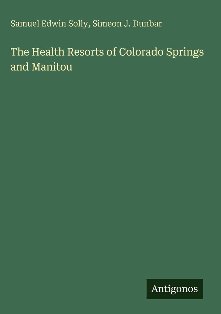 Die Heilbäder von Colorado Springs und Manitou