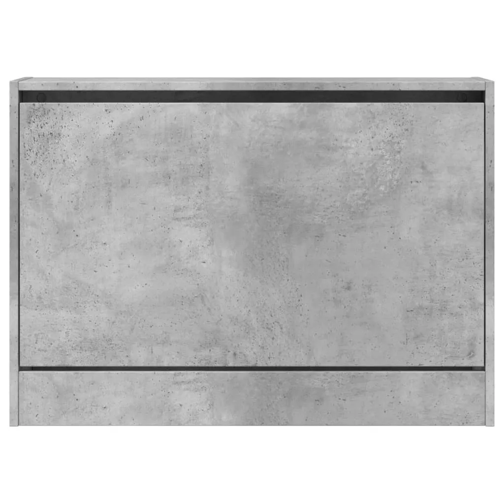 Scarpiera Slim Grigio Cemento 80 cm | Stile Urban Industrial Casa - 5