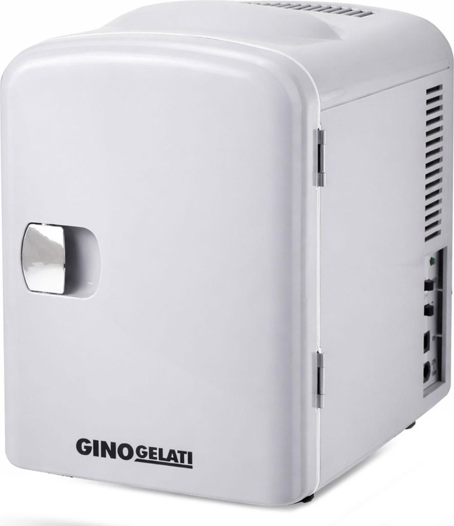 Gino Gelati Mini Kühlschrank Warmhaltebox 4L 12V 220V Silber