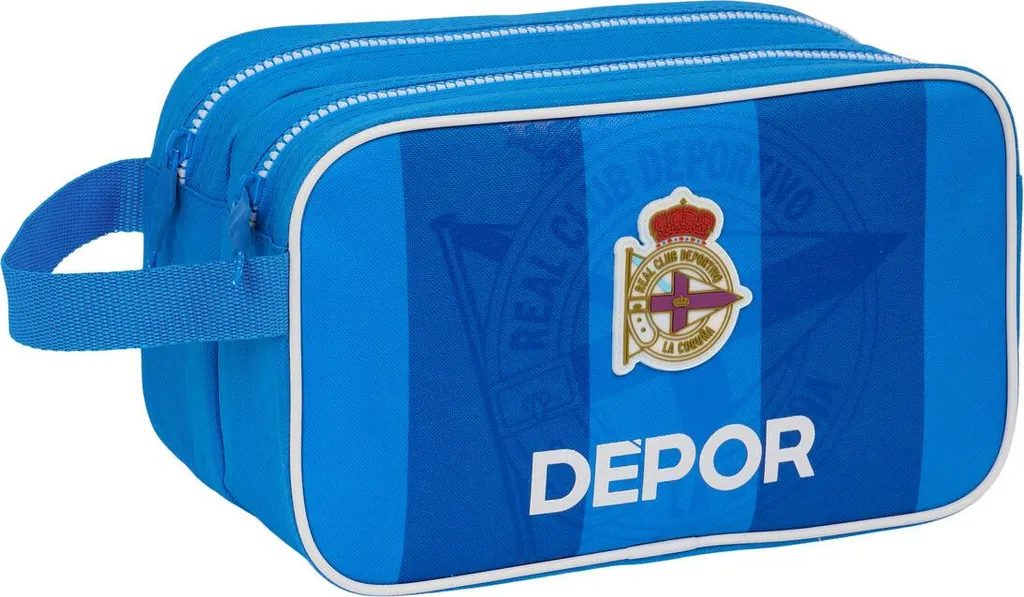 Beauty Case Sport Blu R. C. Deportivo de La Coruña 26cm - Safta