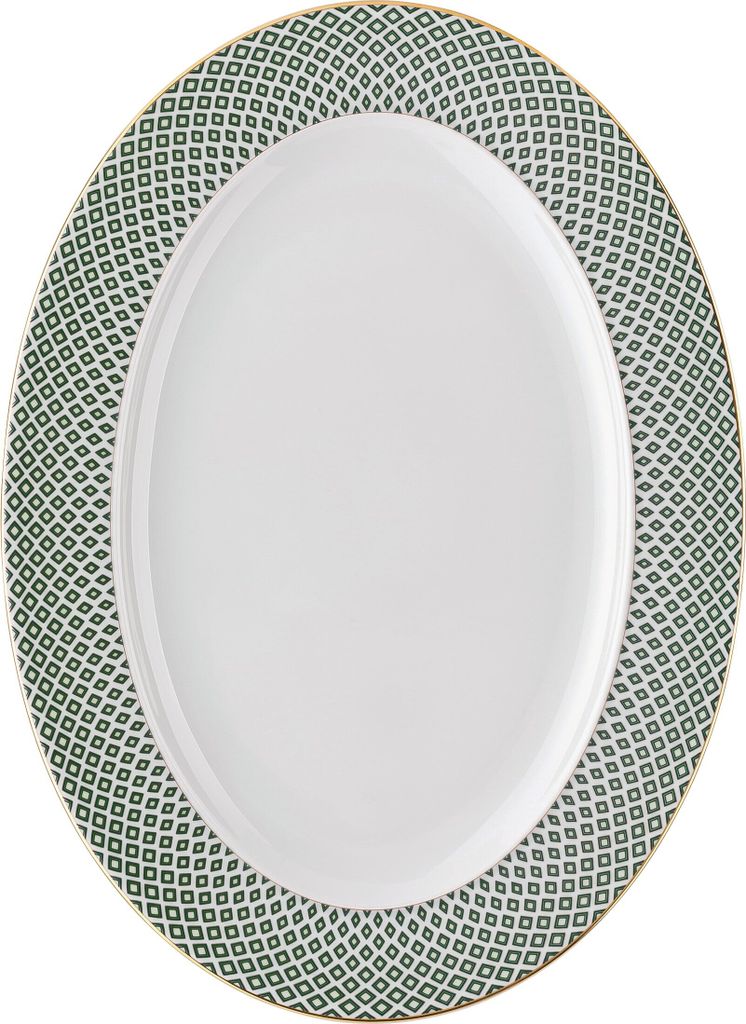 Rosenthal Platte 34 cm Carreau Vert 10460-404313-12734