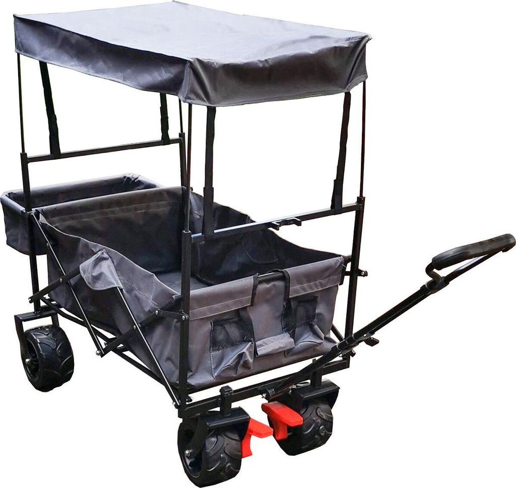 Westerholt 2594 Transportwagen Bollerwagen faltbar mit Dach Produktbild 2