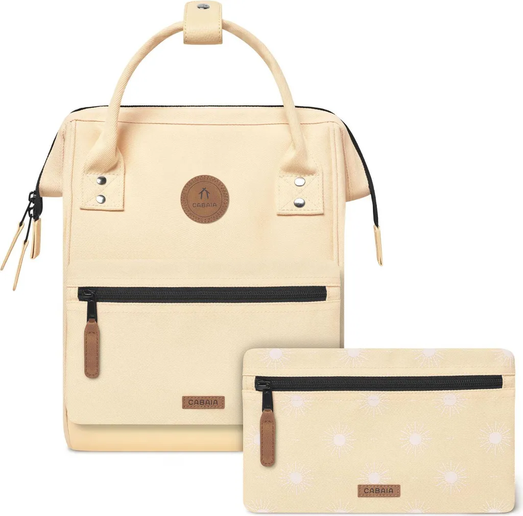 Sac à dos antivol Cabaia Adventurer 10L jaune pour ordinateur