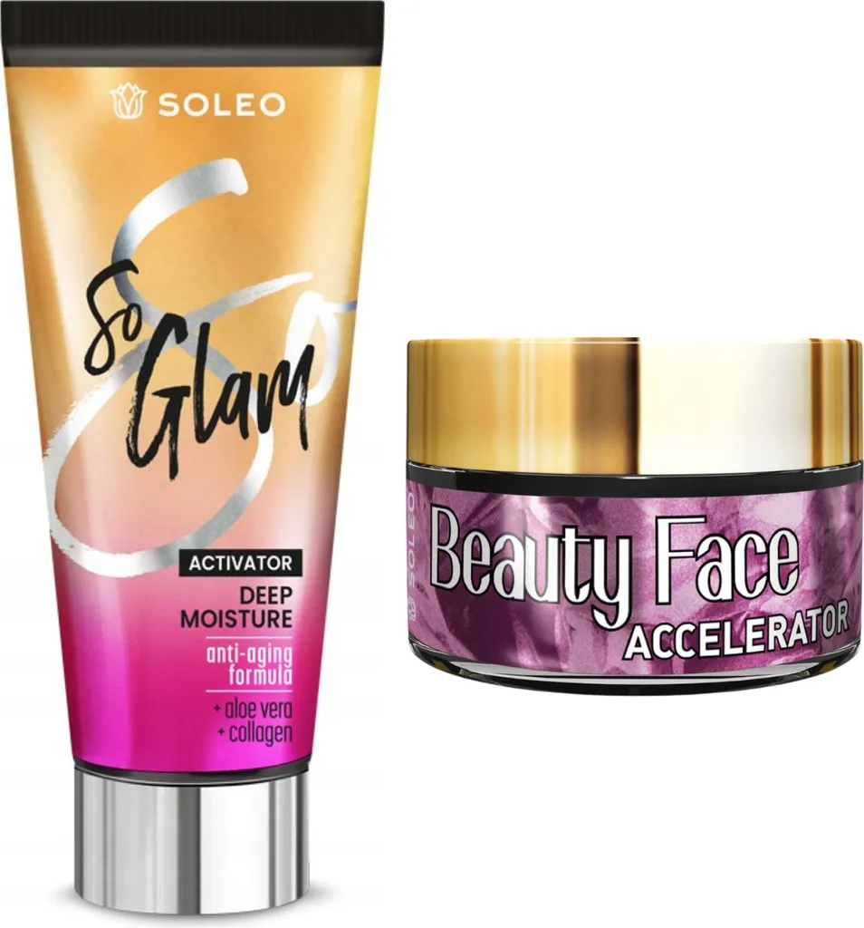 Kit Abbronzatura Soleo So Glam + Beauty Face: Pelle d'Oro e Idratata