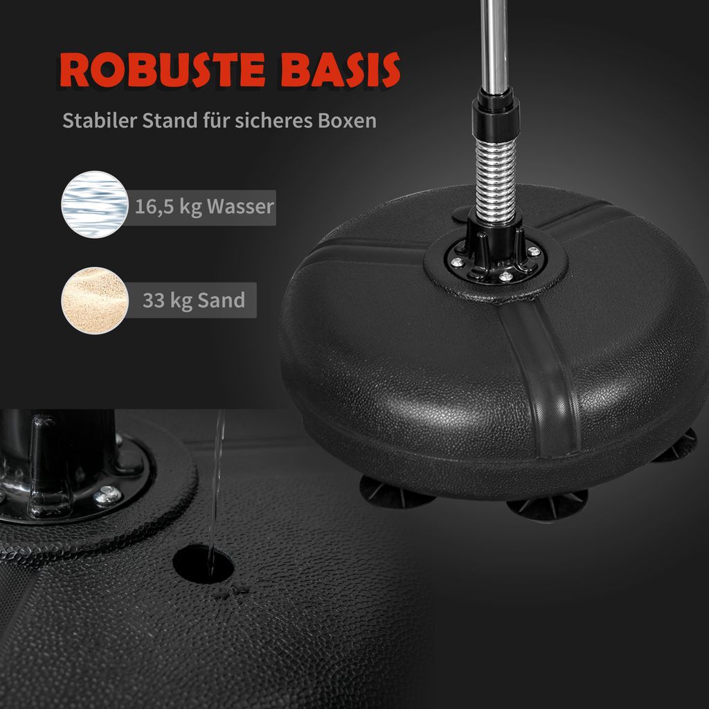 HOMCOM Punching Ball Set Standing Boxing Fitness Punching Zdjęcie produktu 5