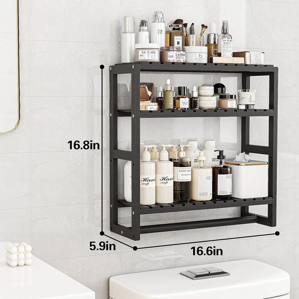 Badezimmer-Aufbewahrungsregal über der Toilette, Produktbild 