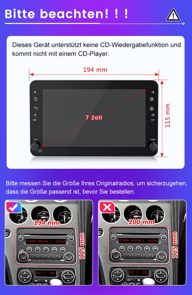 Für Alfa Romeo 159 Sportwagen Brera Spider Android Obrázok produktu 5