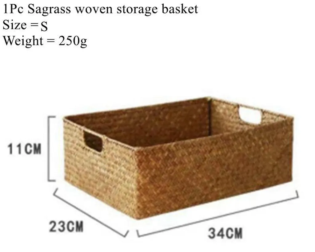 Optimisez vos placards : panier osier naturel empilable 25202-S compact - 2