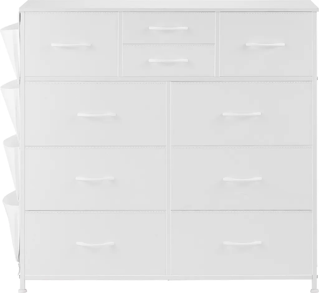 SucceBuy Cassettiera 10 Cassetti Bianco: Struttura Acciaio Offerta