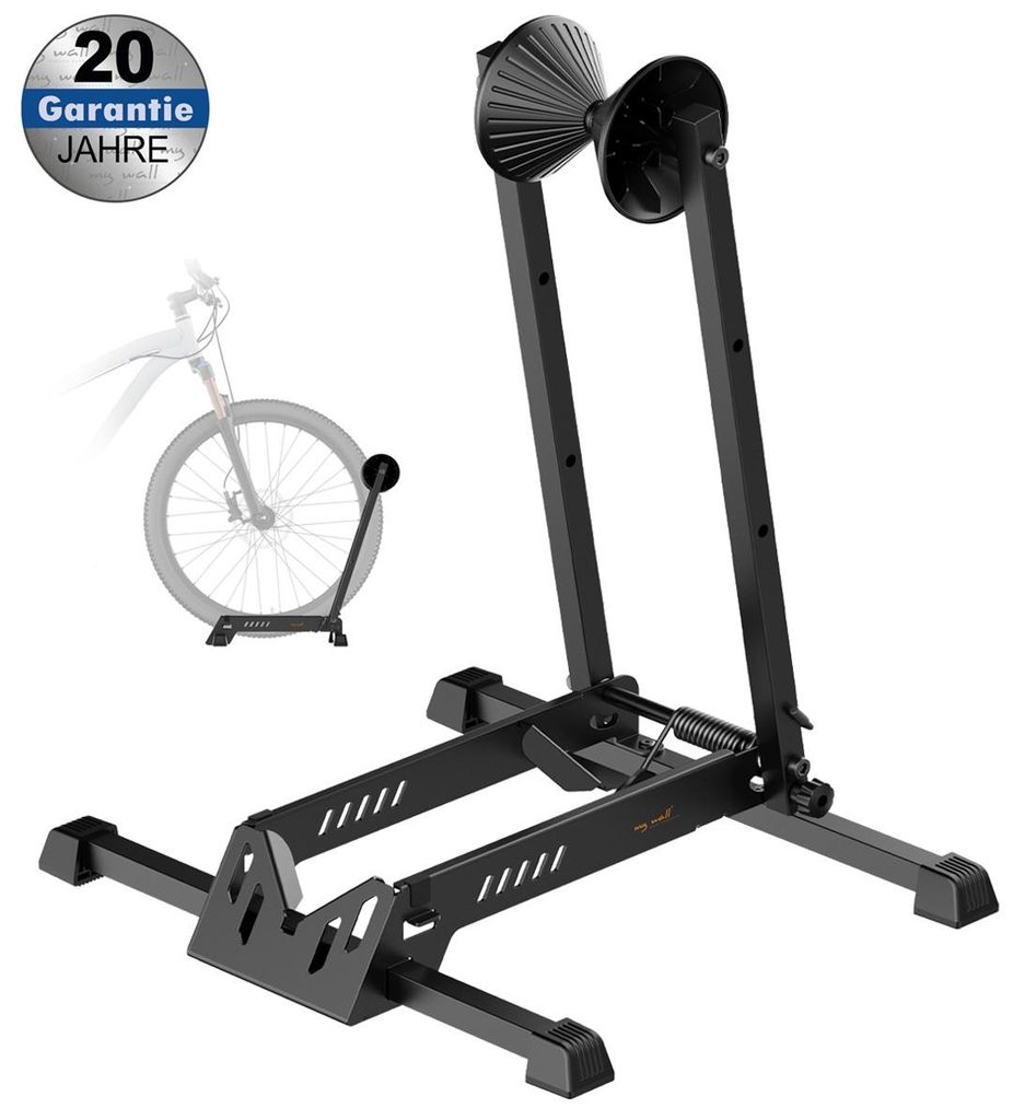 Klappbarer Fahrradständer 20-29 Zoll | Fahrradhalter freistehend faltbar | Bodenständer - Fahrrad Parkständer 35 kg | für E-Bike MTB Rennrad