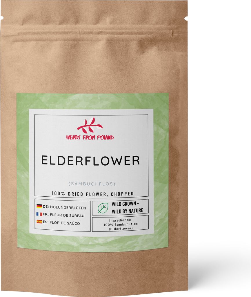 Herbs from Poland Holunderblüten - Getrocknet und Produktbild 