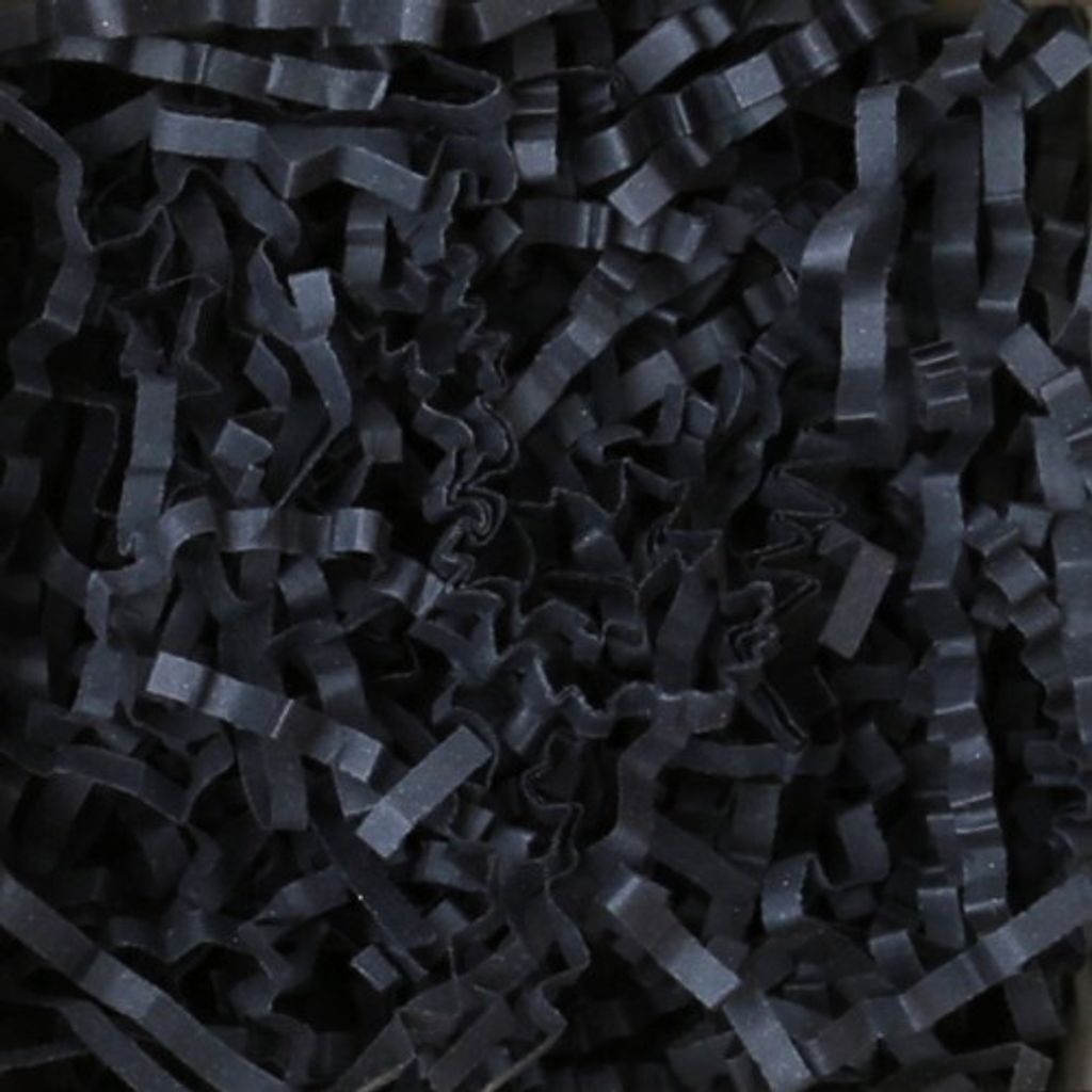 Deko Füllmaterial - 10 kg - aus Papier für Geschenkkörbe PresentFill Schwarz