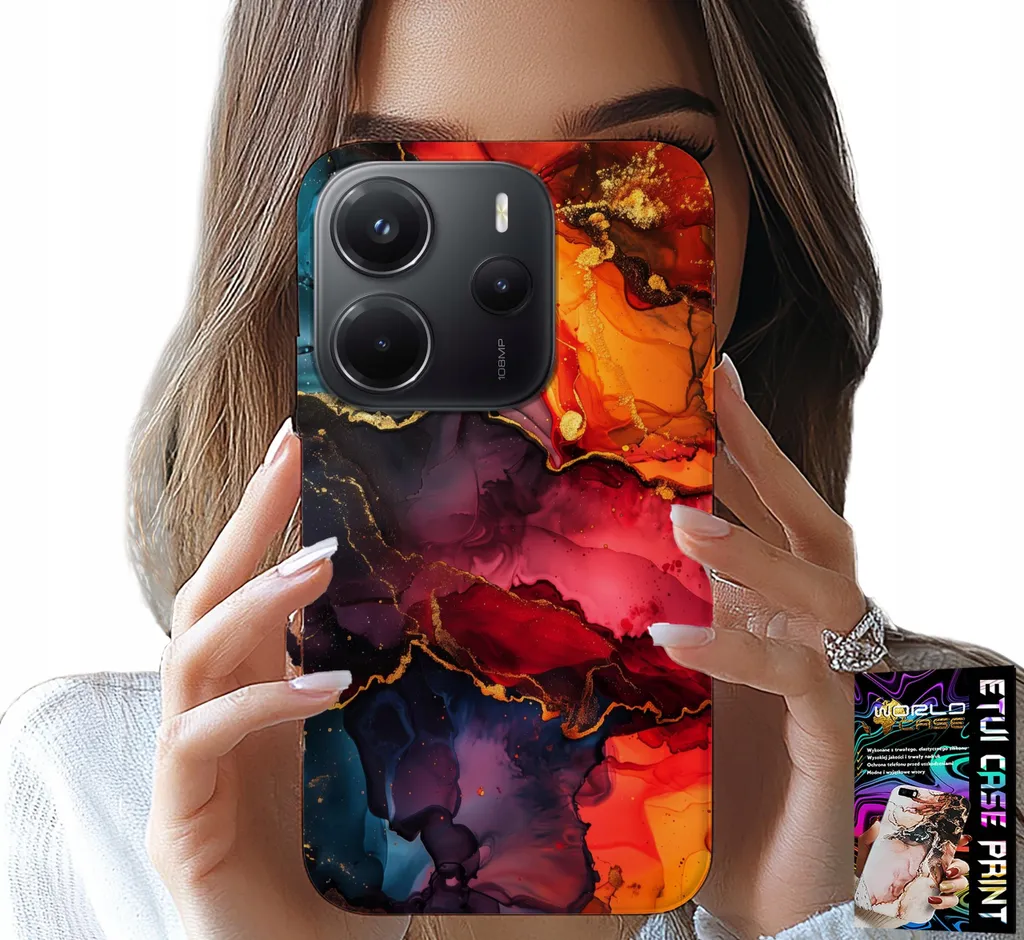 Cover Xiaomi Note 14 4G Marmo e Pietra con Pellicola Vetro Inclusa