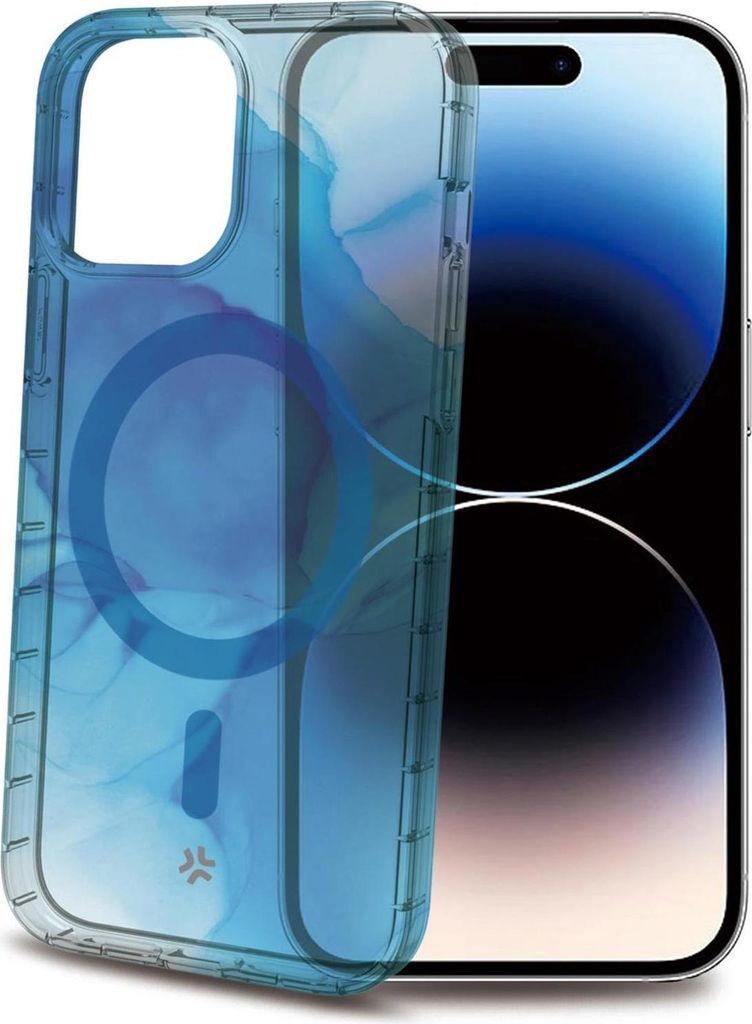 Magshades TPU-Abdeckung MagSafe iPhone 15 Pro Blau