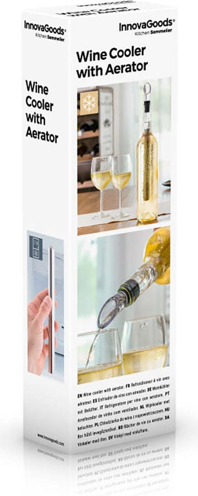 InnovaGoods - Set di 5 accessori per vino, refrigeratore e Immagine del prodotto 