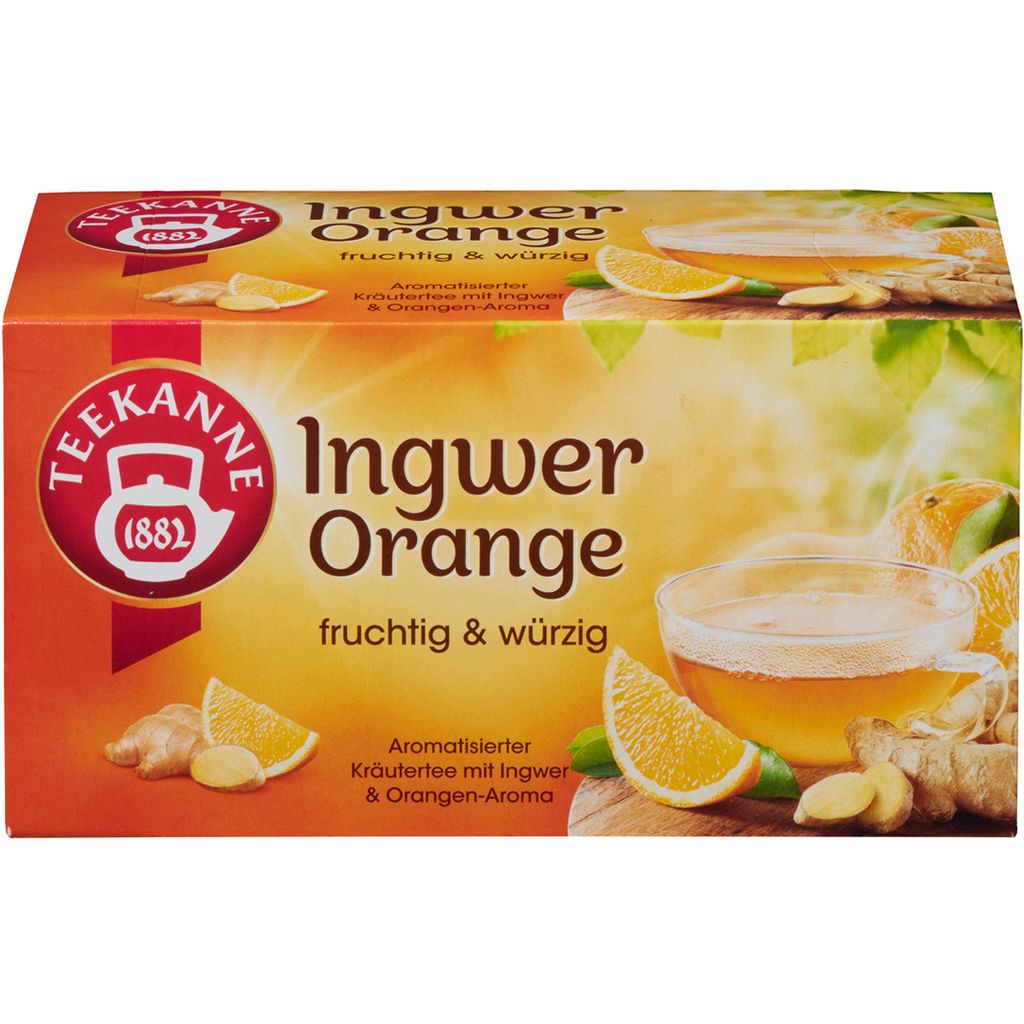 TEEKANNE 073635 TEEKANNE Ingwer Orange Tee 18 Portionen Image du produit 